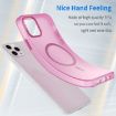 iPhone 11 Pro Max MagSafe Frosted Translucent Pink TPU PC Case - 3