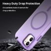 iPhone 11 MagSafe Frosted Translucent TPU PC Case - Dark Purple - 7