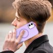 iPhone 11 MagSafe Frosted Translucent TPU PC Case - Dark Purple - 8
