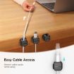 JOYROOM JR-ZS368 Magnetic Data Cable Organizer Bracket - Black - 3