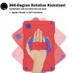 Samsung Galaxy Tab A7 Lite X Rotation PC Silicone Case with Strap Red Blue - 4