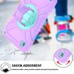 Samsung Galaxy Tab A7 Lite 360 PC Silicone Case with Strap - Purple Cyan - 5