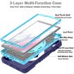 Samsung Galaxy Tab A7 Lite Case, 360 Rotation, Hybrid Silicone, Navy Blue - 3