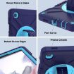Samsung Galaxy Tab A7 Lite Case, 360 Rotation, Hybrid Silicone, Navy Blue - 7