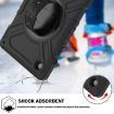 Samsung Galaxy Tab A8 X200 X Rotation Hybrid Silicone Case with Strap - 5