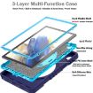 Samsung Galaxy Tab A8 X200 X Case, Rotation PC Hybrid Silicone, Navy Blue - 3