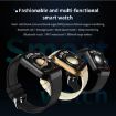 Gold Milanese Steel Strap Smart Watch, Bluetooth Call, Heart Rate & Blood Sugar - 4