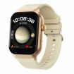 2.01" Light Yellow Smart Watch with Bluetooth Call & Heart Rate Monitor - 1