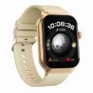 2.01" Light Yellow Smart Watch with Bluetooth Call & Heart Rate Monitor - 2
