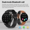Rose Gold 1.43" Milanese Strap Smart Watch with ECG & Blood Sugar Monitor - 7