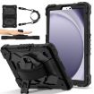 Samsung Galaxy Tab A9 X115 Black Silicone Hybrid PC Tablet Case - 1