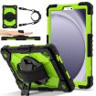 Samsung Galaxy Tab A9 X115 Silicone Hybrid PC Case - Black Yellow Green - 1
