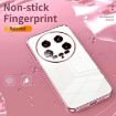 Xiaomi 14 Ultra Gold Transparent Plating Fine Hole Phone Case - 4