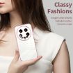 Xiaomi 14 Ultra Blue Transparent Plating Fine Hole Phone Case - 3