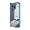 Xiaomi Civi 5 Pro Blue Transparent Plating Fine Hole Phone Case - 1