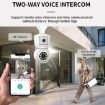 DP44 White Motion Tracking Night Vision Smart Camera with Voice Intercom - 6
