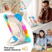 iPad Pro 13 2024 Colorful Blue Robot Silicone Hybrid Tablet Case - 2