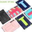Samsung Galaxy Tab S9 FE+/S9+ T Holder Silicone Hybrid Case Navy Blue - 6