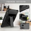 Samsung Galaxy Tab S9 FE+/S9+ T Holder Silicone Hybrid Case Black - 3