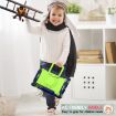 Samsung Galaxy Tab S9 FE+/S9+ Robot Silicone Hybrid Case - Navy/Yellow/Green - 7