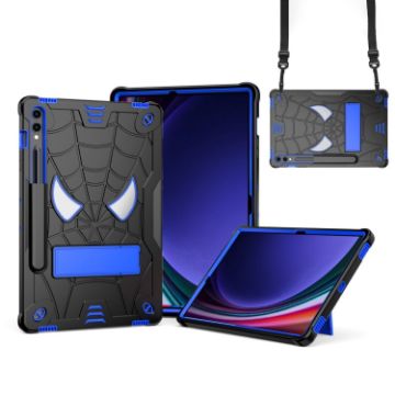 Samsung Galaxy Tab S9 FE+/S9+ Spider Silicone Hybrid Case - Back Blue - 1