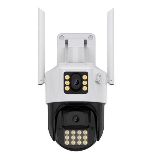 QX86 Motion Tracking Night Vision Smart Camera with Voice Intercom, US Plug - 1
