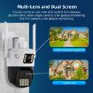QX86 Motion Tracking Night Vision Smart Camera with Voice Intercom, AU Plug - 4