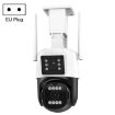QX103 Humanoid Recognition AI Alarm WiFi Dome Dual IP Camera EU Plug - 1