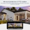 QX103 Humanoid Recognition AI Alarm WiFi Dome Triple IP Camera AU Plug - 4