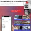 QX87 4MP WiFi Dual Camera with Two-way Voice & Humanoid Detection UK Plug - 6