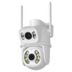 QX95 6MP WiFi Dual Camera with Two-way Intercom & AI Recognition UK Plug - 1