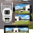 QX102 3MP WiFi Triple Camera with Two-way Intercom & Night Vision (EU Plug) - 8