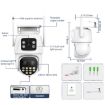 QX104 3MP WiFi Triple Camera with Face Recognition & AI Alarm (AU Plug) - 5