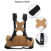 Cwatcun D104 Camera Waist Pack Vest Bag, 75x10.5x27.5cm (Earth) - 6