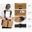 Cwatcun D104 Camera Waist Pack Vest Bag, 75x10.5x27.5cm (Earth) - 8