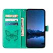 Xiaomi 14 Ultra 5G Green Embossed Butterfly Leather Phone Case - 3