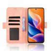 TCL 605/60 SE Pink Leather Phone Case with Card Slots - Calf Texture - 6