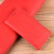 TCL 605/60 SE Red Leather Phone Case with Card Slots - Calf Texture - 2