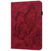 Samsung Galaxy Tab S9 FE+/S9+/S8+ Red Butterfly Leather Case - 2