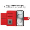 OnePlus Nord 4 5G Red Rhombic Texture Flip Leather Case with Lanyard - 4
