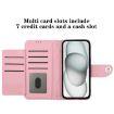 OnePlus Nord 4 5G Pink Rhombic Texture Flip Leather Case with Lanyard - 4