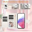 OPPO A5/A3 Pro 5G Rhombic Texture Flip Leather Case with Lanyard White - 3