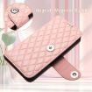 OPPO A5/A3 Pro 5G Rhombic Texture Flip Leather Case with Lanyard Pink - 5