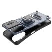Realme C67 4G Shockproof Phone Case with Holder - Black Camshield TPU+PC - 5