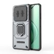 Realme 12 5G Shockproof Phone Case with Holder - Grey Camshield TPU + PC - 1
