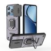 Realme C63 4G Global Purple Shockproof Phone Case with Holder - 1