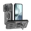 Realme 14 Pro+ 5G Shockproof Camshield Case with Holder - Black - 1