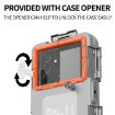 Diving Shell Gen2 IP68 Waterproof Phone Case - Grey Orange Upgrade - 4