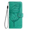 OPPO A5x 4G/5G Global Green Embossed Butterfly Leather Phone Case - 3