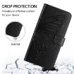 OPPO A5x 4G/5G Global Butterfly Embossed Leather Phone Case Black - 4